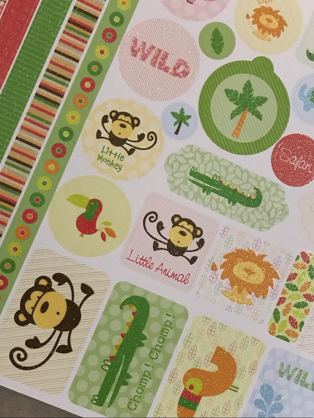 Paper Pad & Animal Crackers Scrapbook Paper Pack - Multi Color